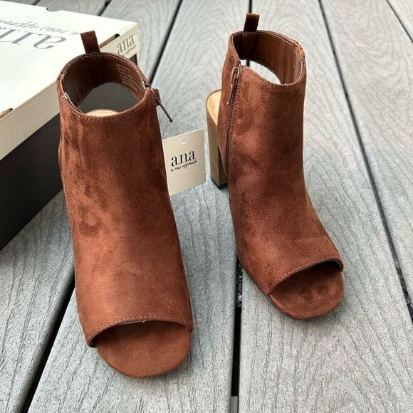 A.N.A Muse Open Toe Bootie - Picture 3 of 10